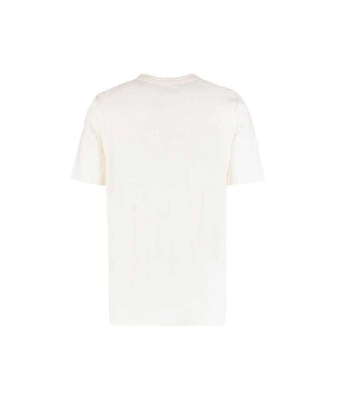 HERON PRESTON Белая хлопковая футболка, фото 2