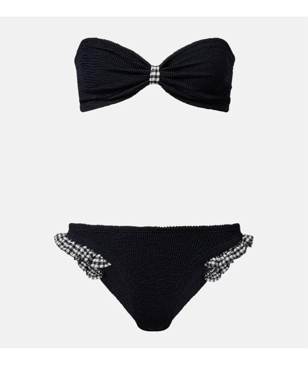 HUNZA G Черный купальник, фото 9