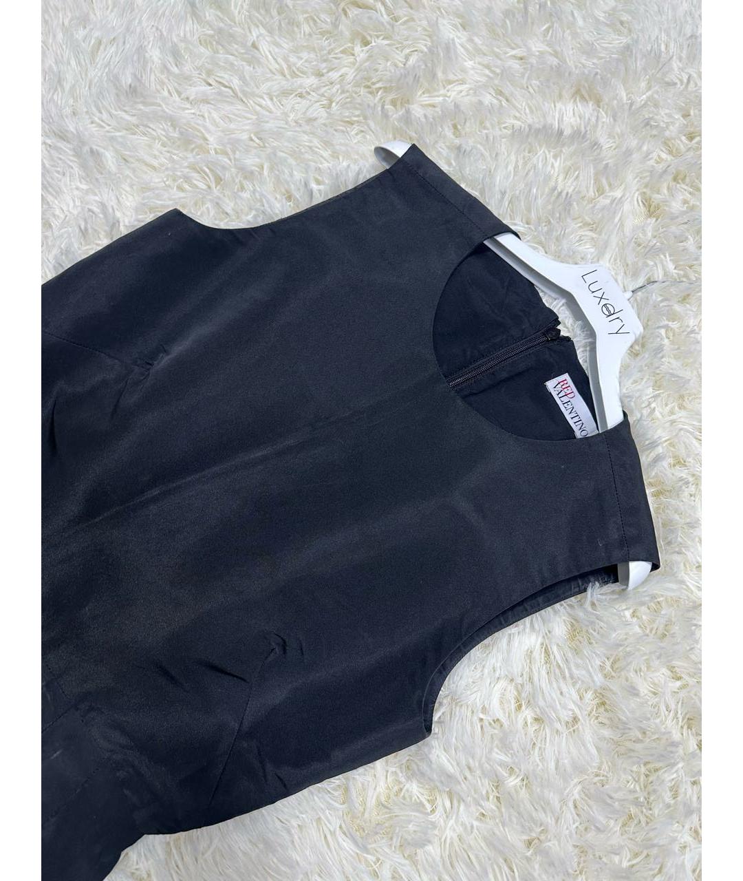 RED VALENTINO Антрацитовое повседневное платье, фото 2