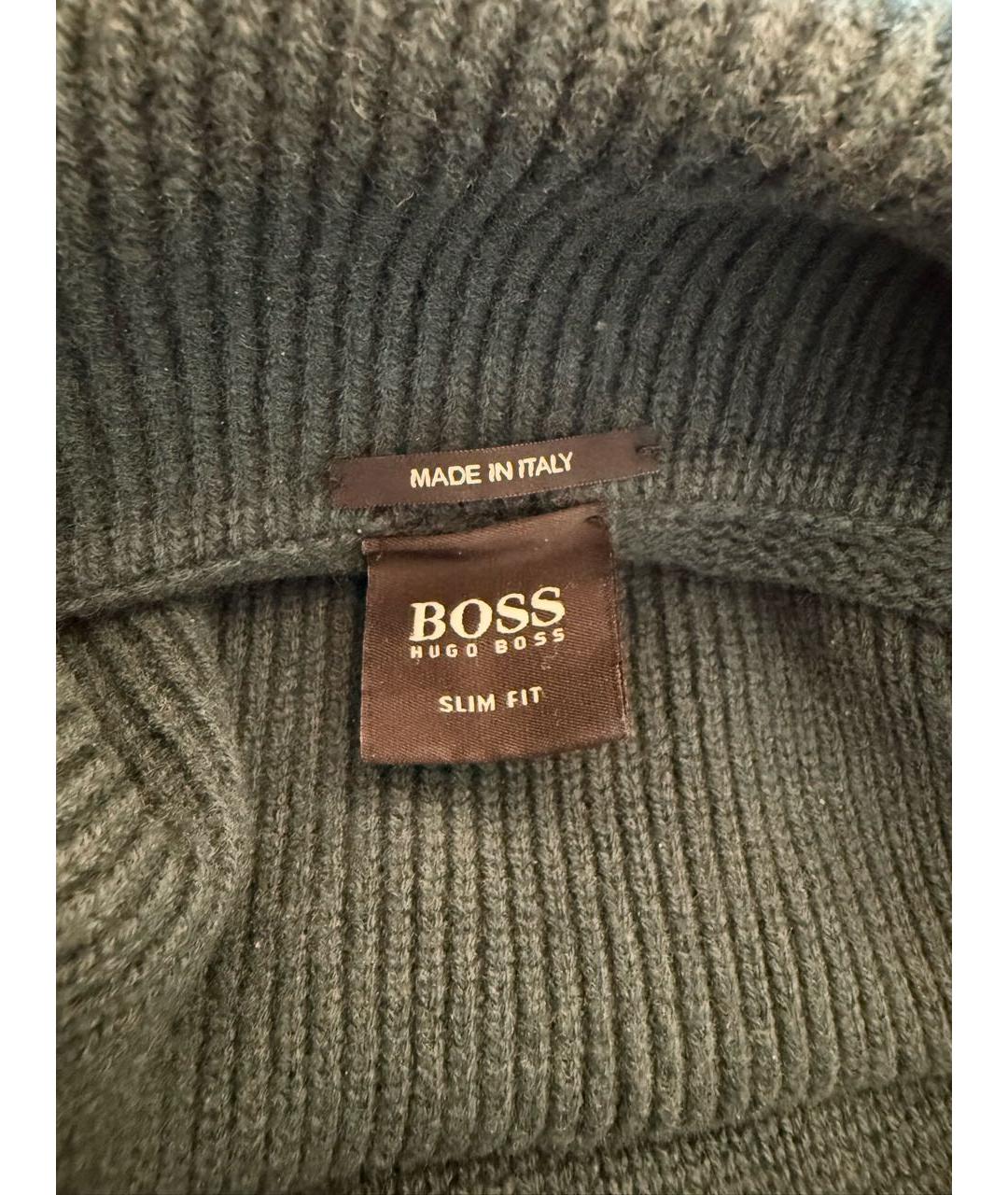 HUGO BOSS Зеленая шерстяная водолазка, фото 5