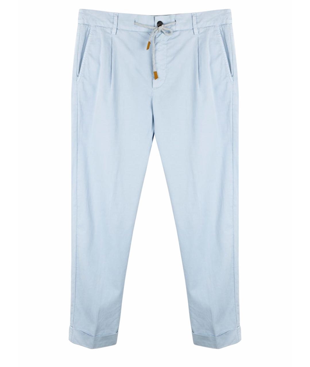 ELEVENTY Голубые повседневные брюки, фото 1