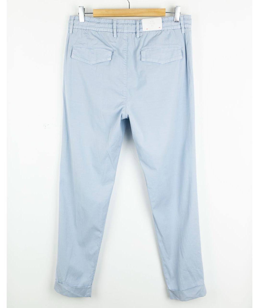 ELEVENTY Голубые повседневные брюки, фото 2