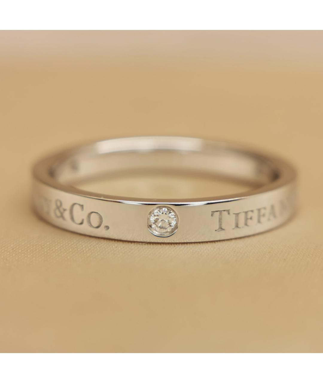TIFFANY&CO Серебряное платиновое кольцо, фото 4