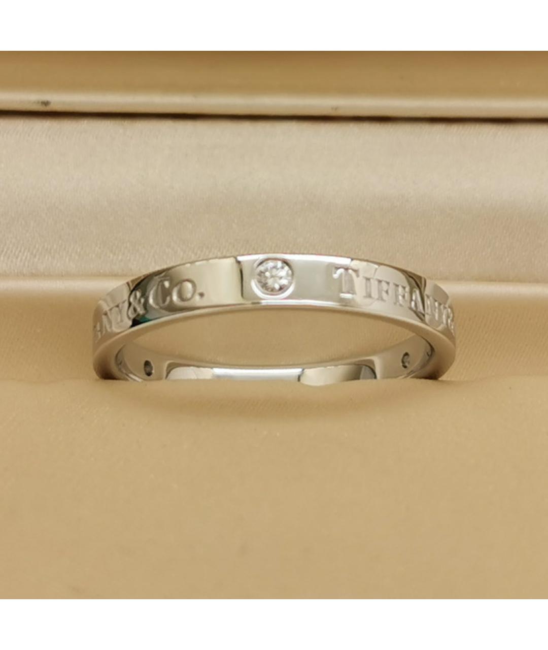TIFFANY&CO Серебряное платиновое кольцо, фото 3