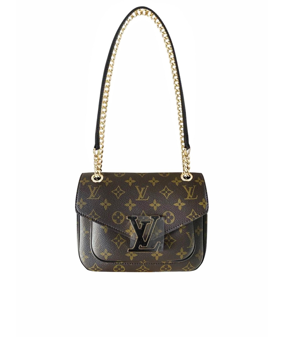 LOUIS VUITTON Коричневая кожаная сумка тоут, фото 1