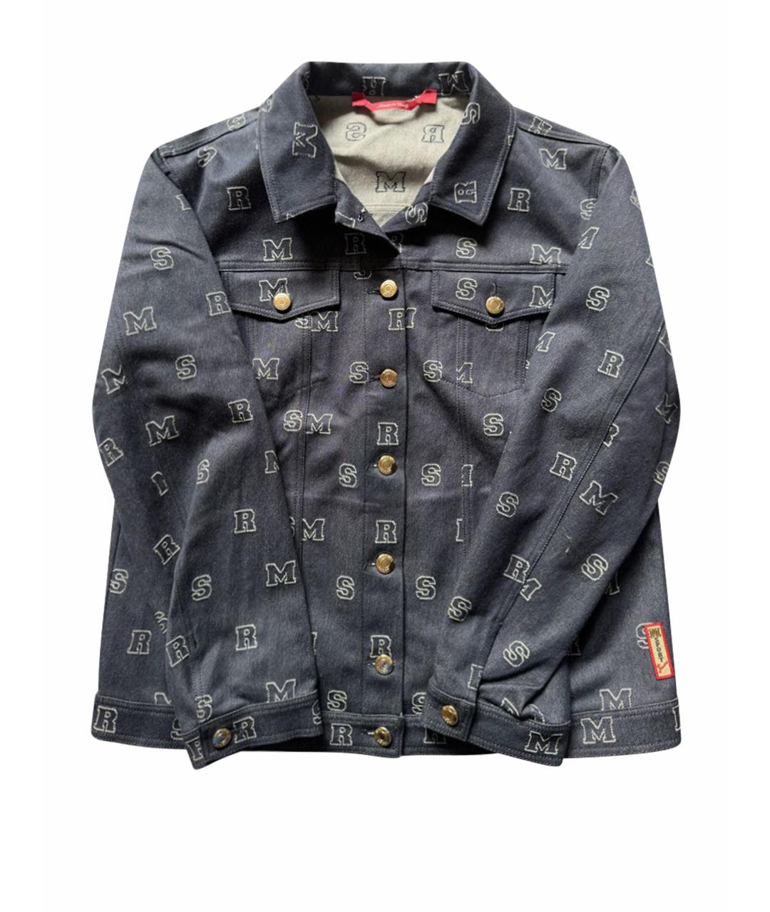 'S MAX MARA Темно-синяя деним куртка, фото 1