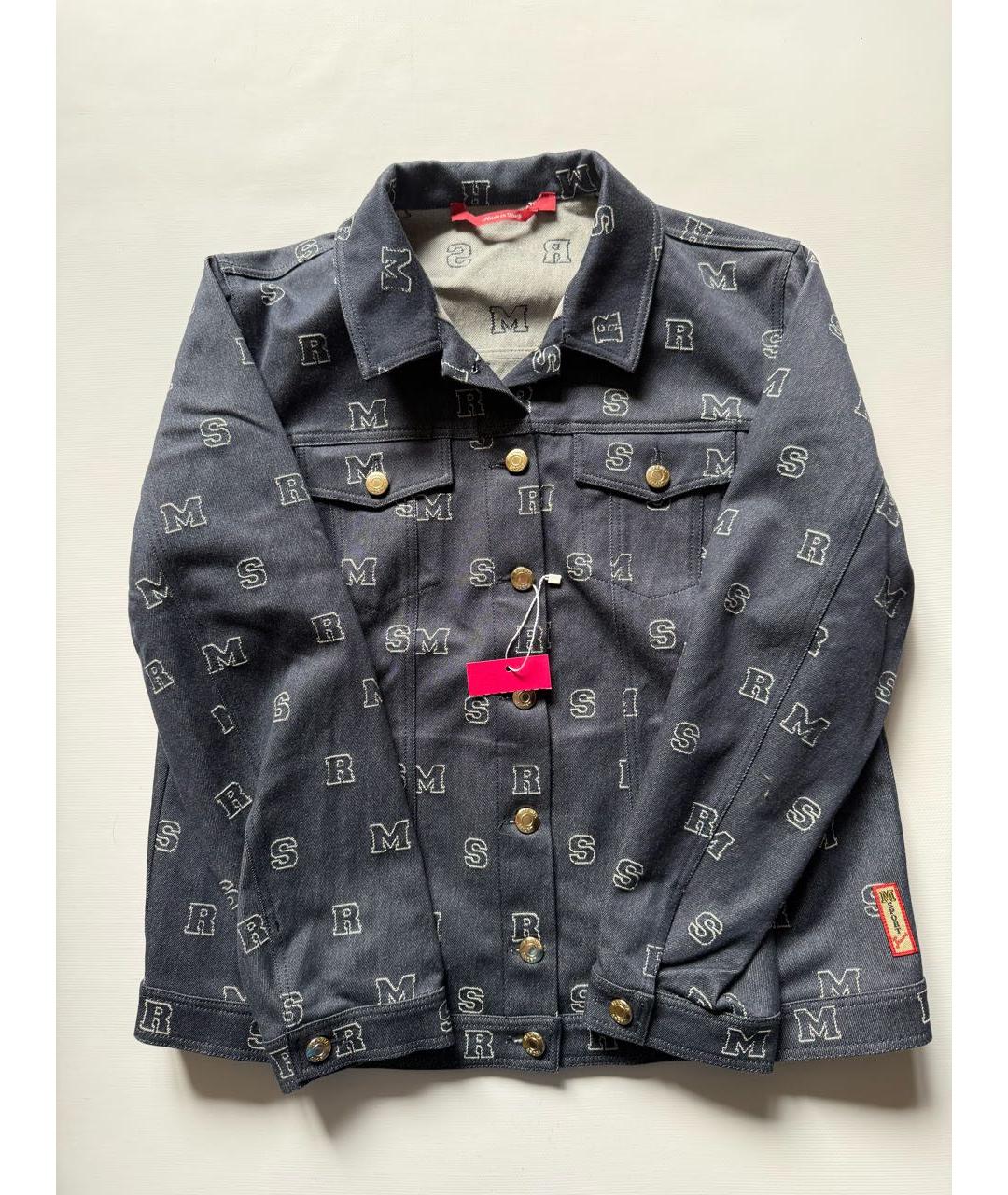 'S MAX MARA Темно-синяя деним куртка, фото 8