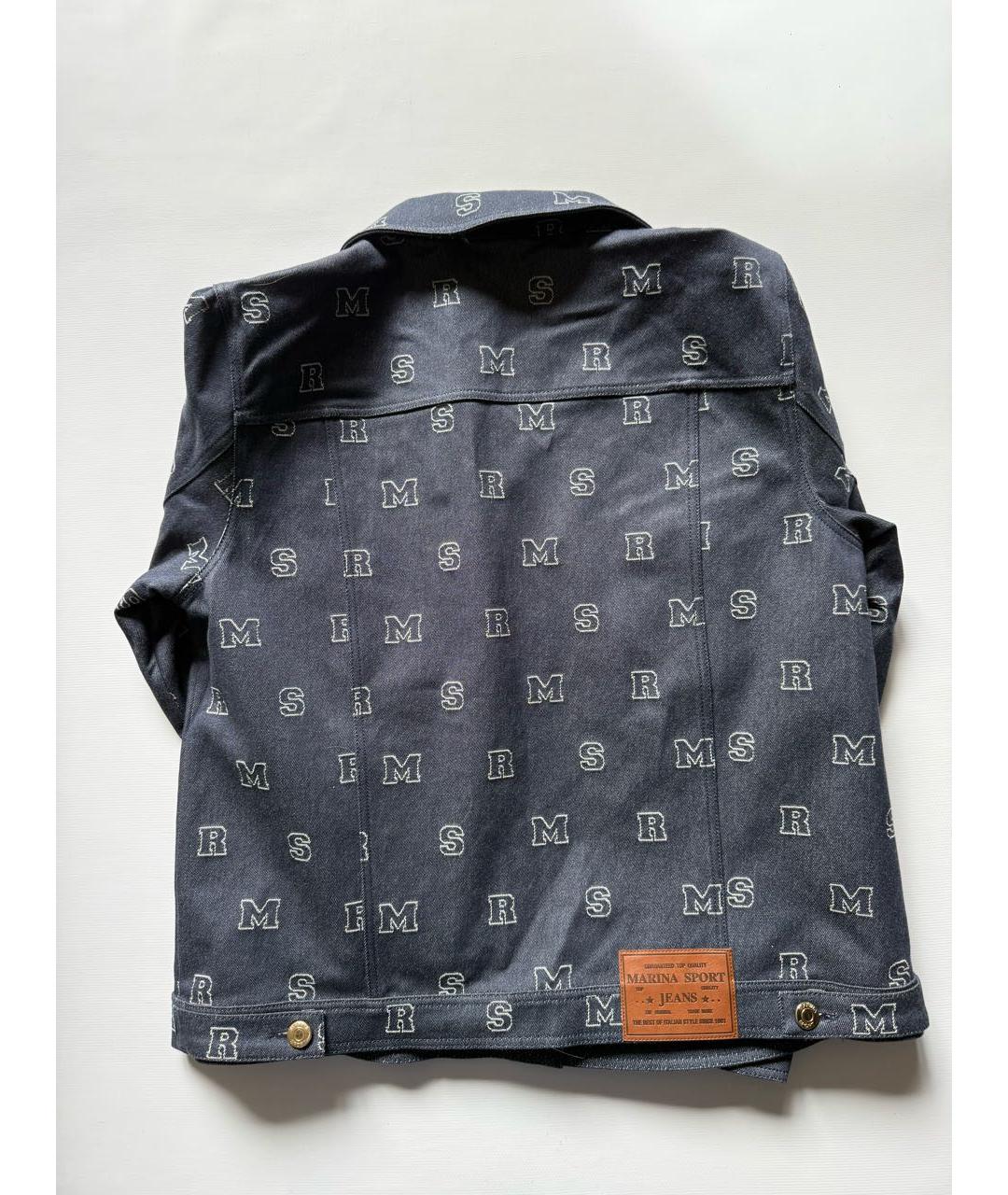 'S MAX MARA Темно-синяя деним куртка, фото 5