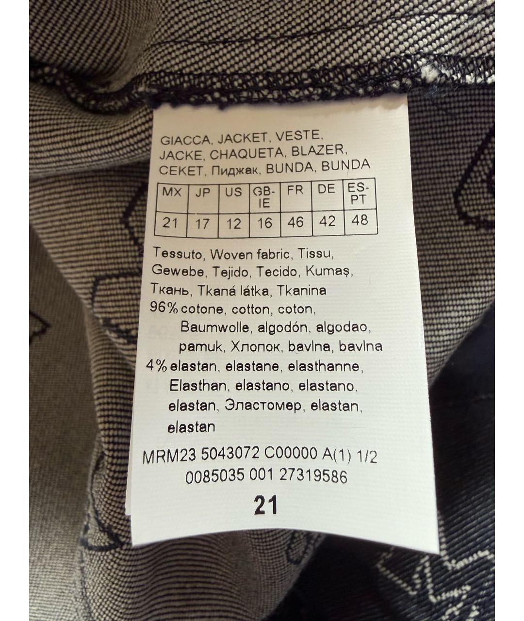 'S MAX MARA Темно-синяя деним куртка, фото 7