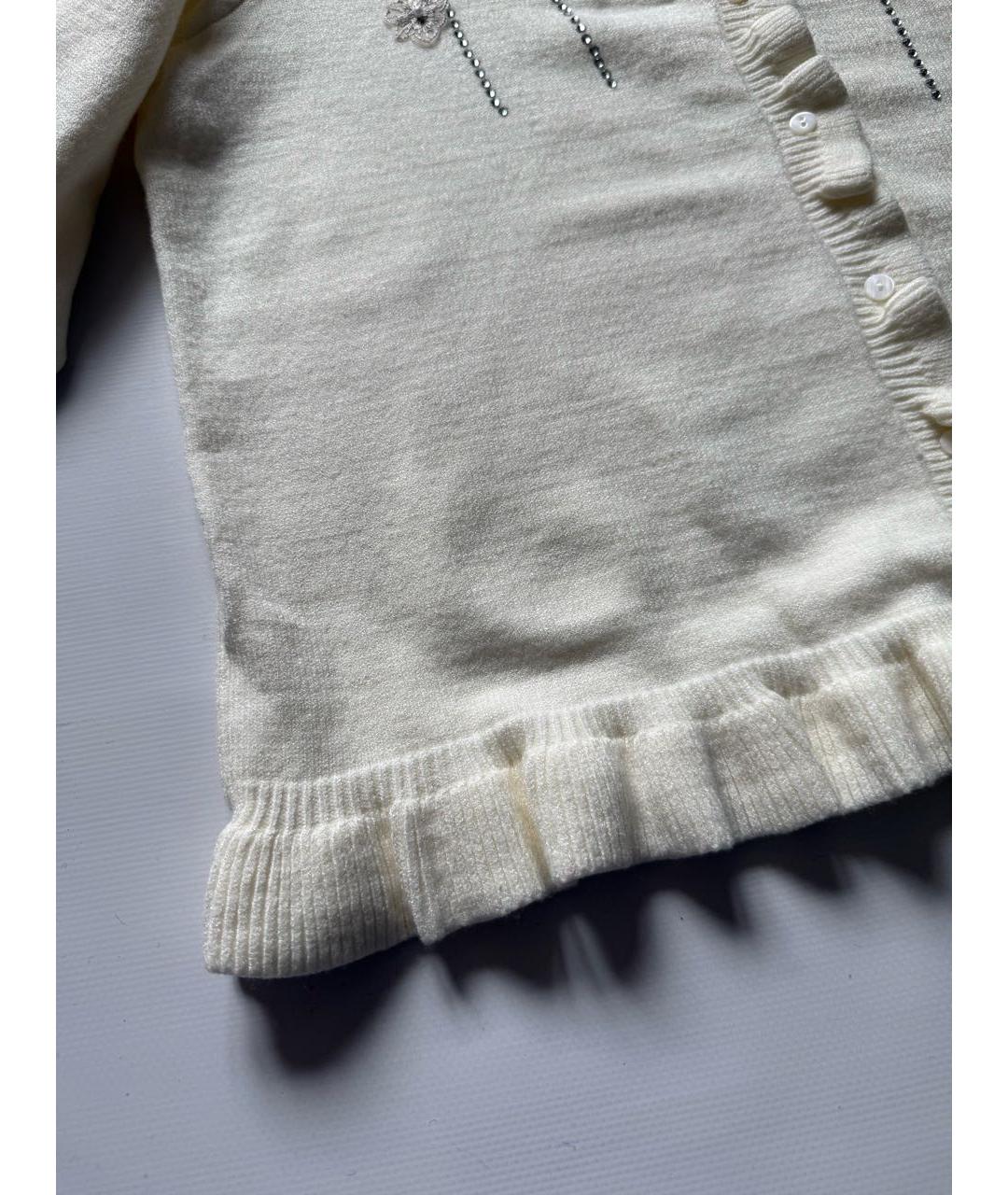 BADGLEY MISCHKA Белый кардиган, фото 4