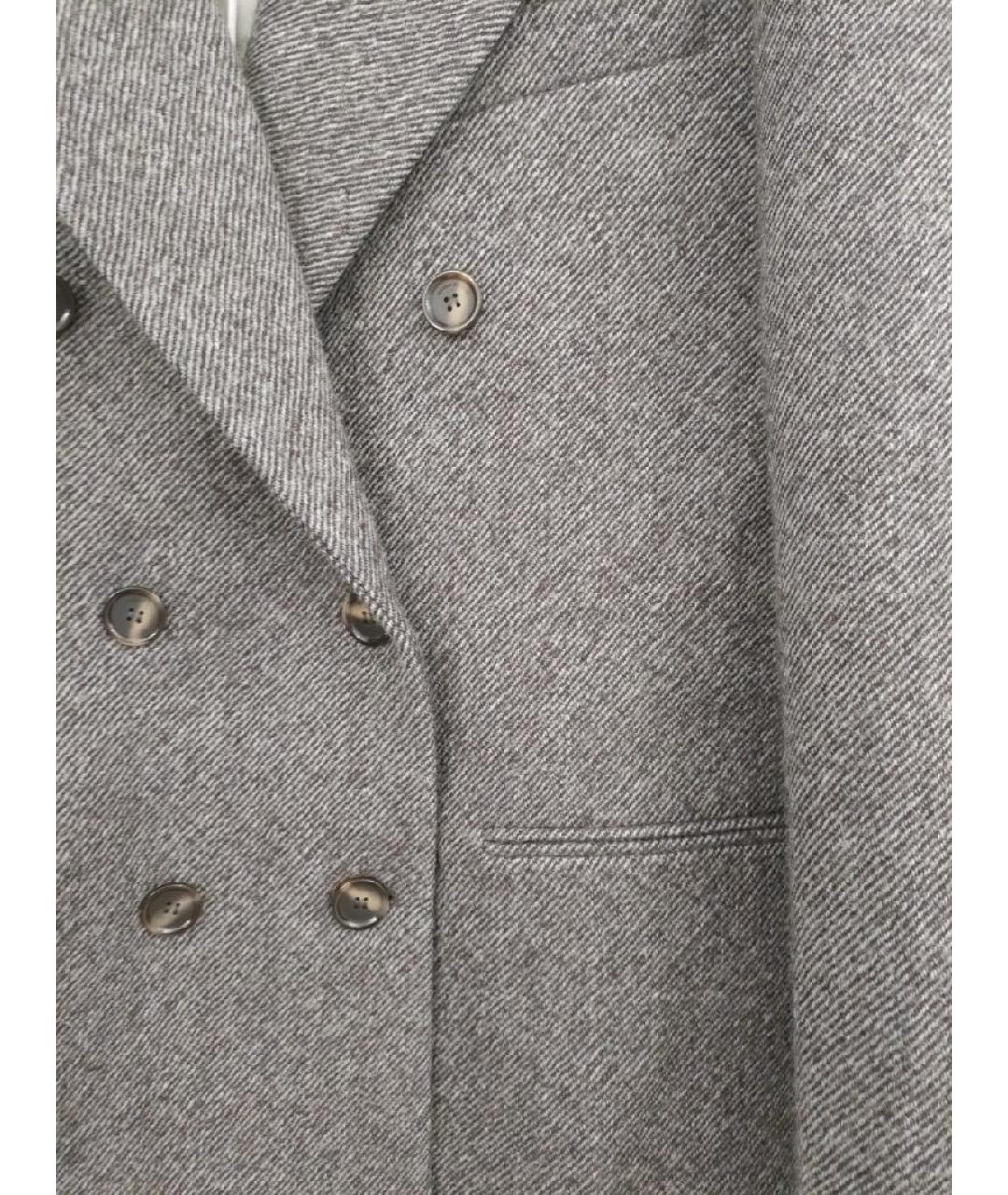 MAGDA BUTRYM Коричневый шерстяной жакет/пиджак, фото 4