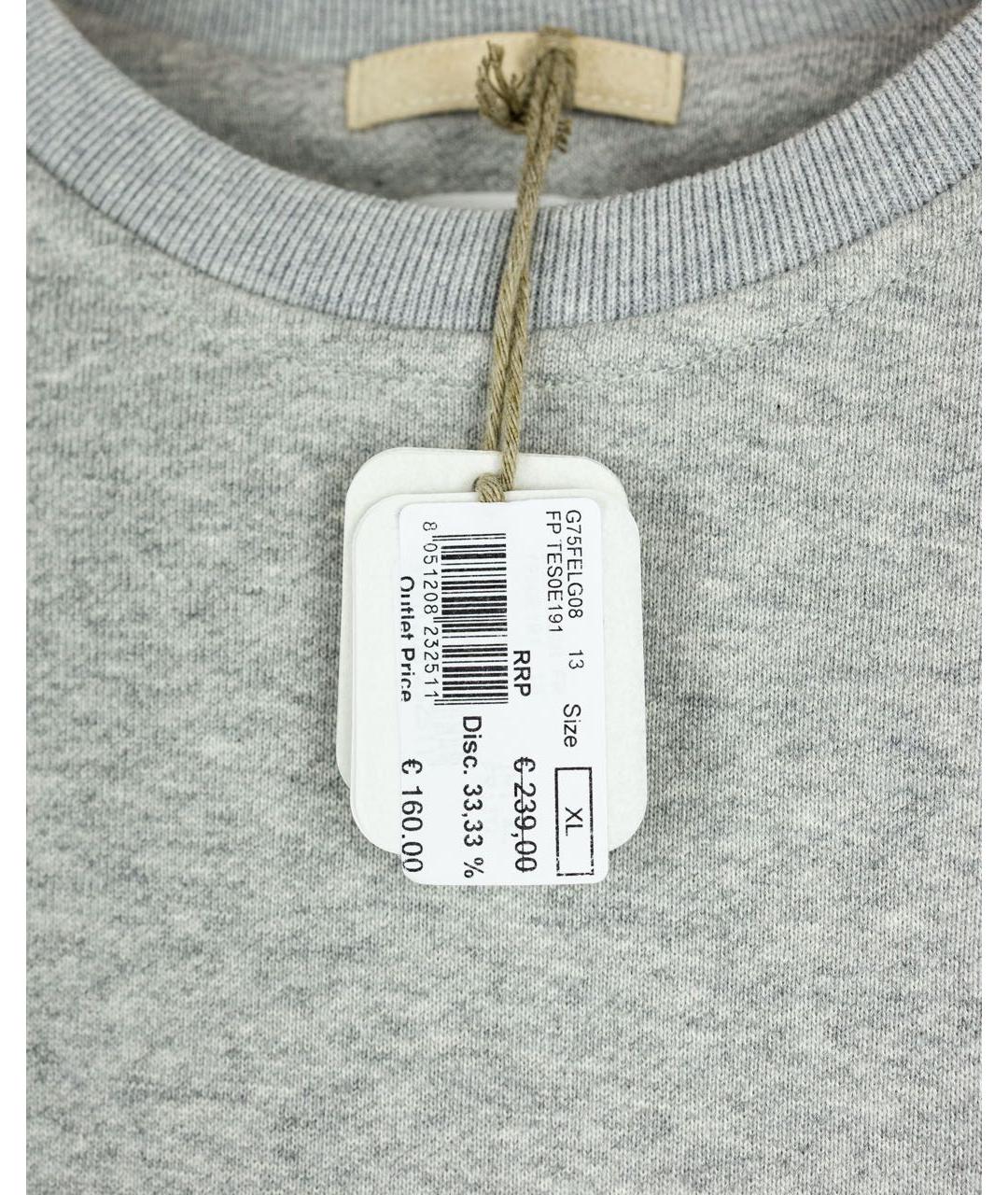 ELEVENTY Серый хлопковый спортивный костюм, фото 6