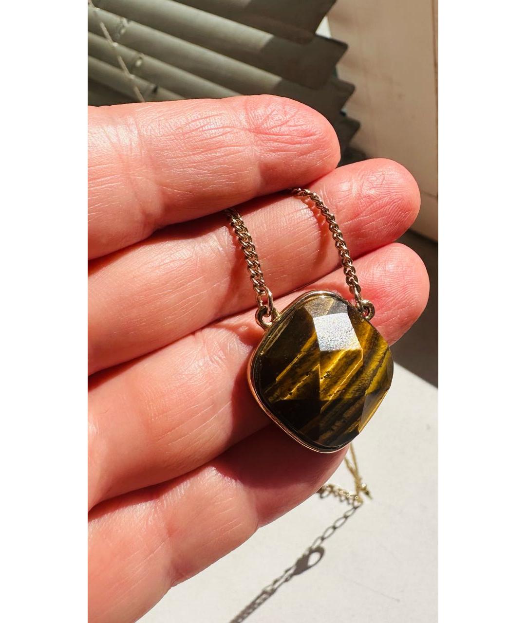 MONET Коричневое латунное колье, фото 6