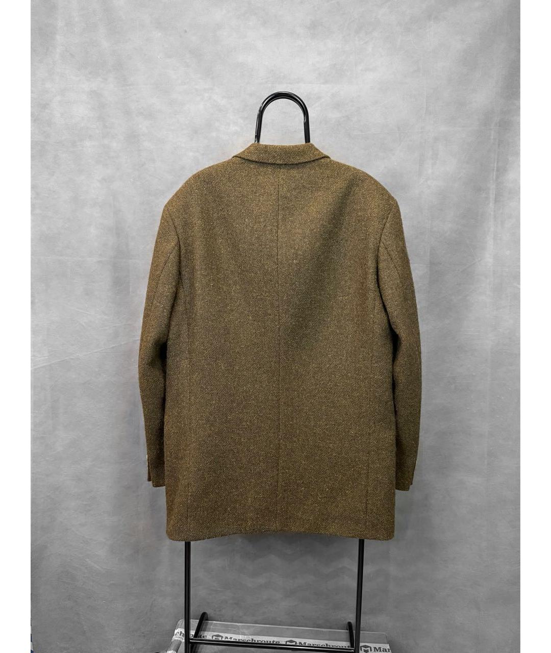 HUGO BOSS Коричневый шерстяной пиджак, фото 2