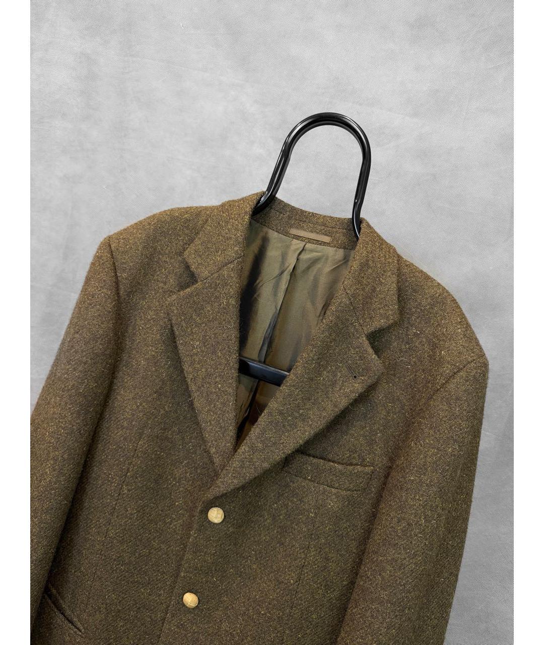 HUGO BOSS Коричневый шерстяной пиджак, фото 3