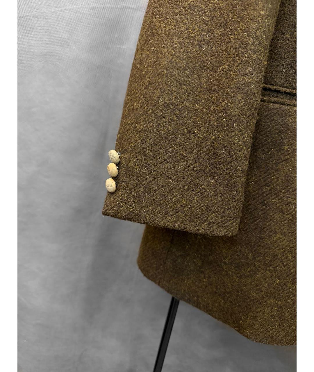 HUGO BOSS Коричневый шерстяной пиджак, фото 6