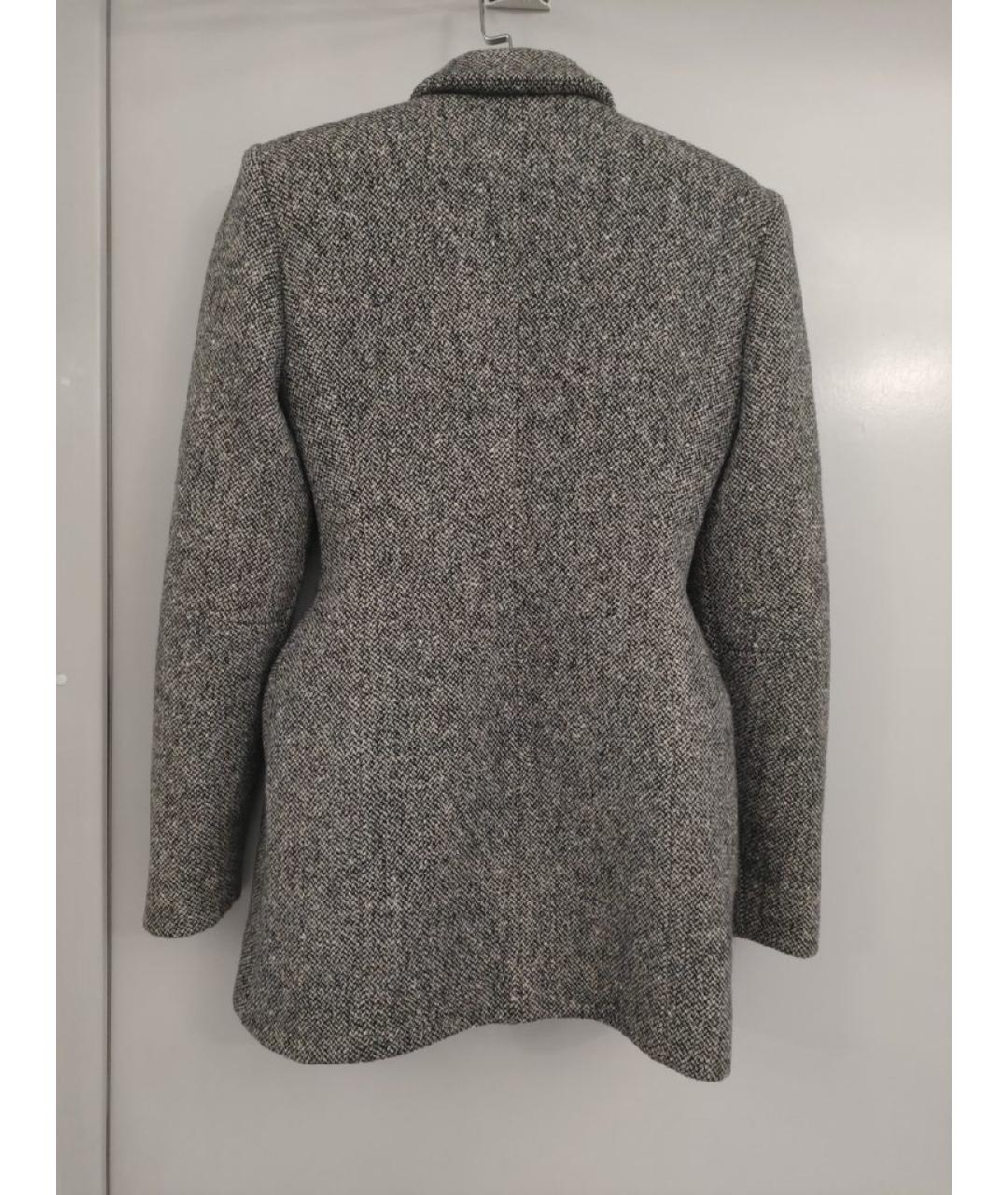 MAGDA BUTRYM Серый шерстяной жакет/пиджак, фото 2