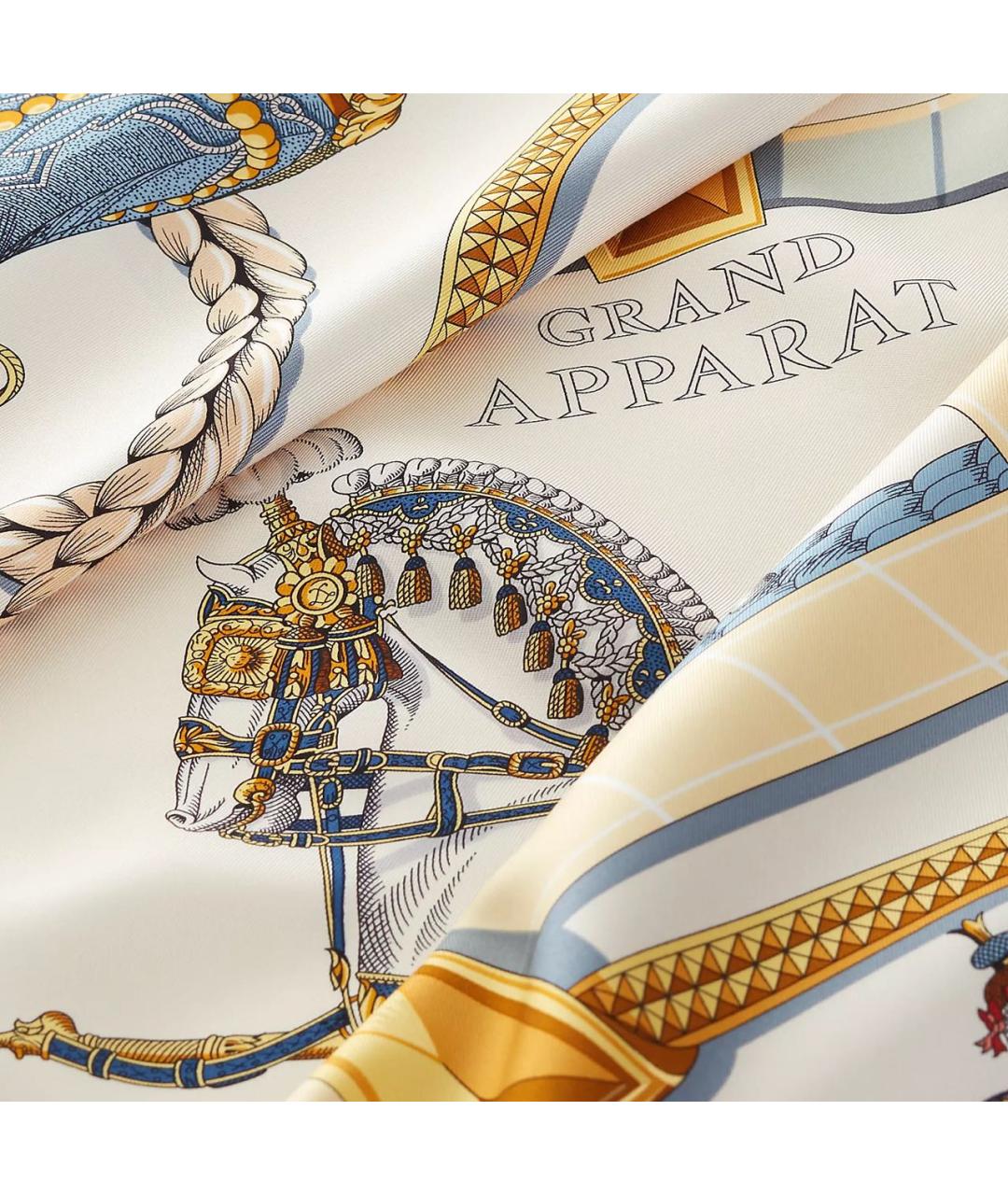 HERMES Мульти шелковый платок, фото 3