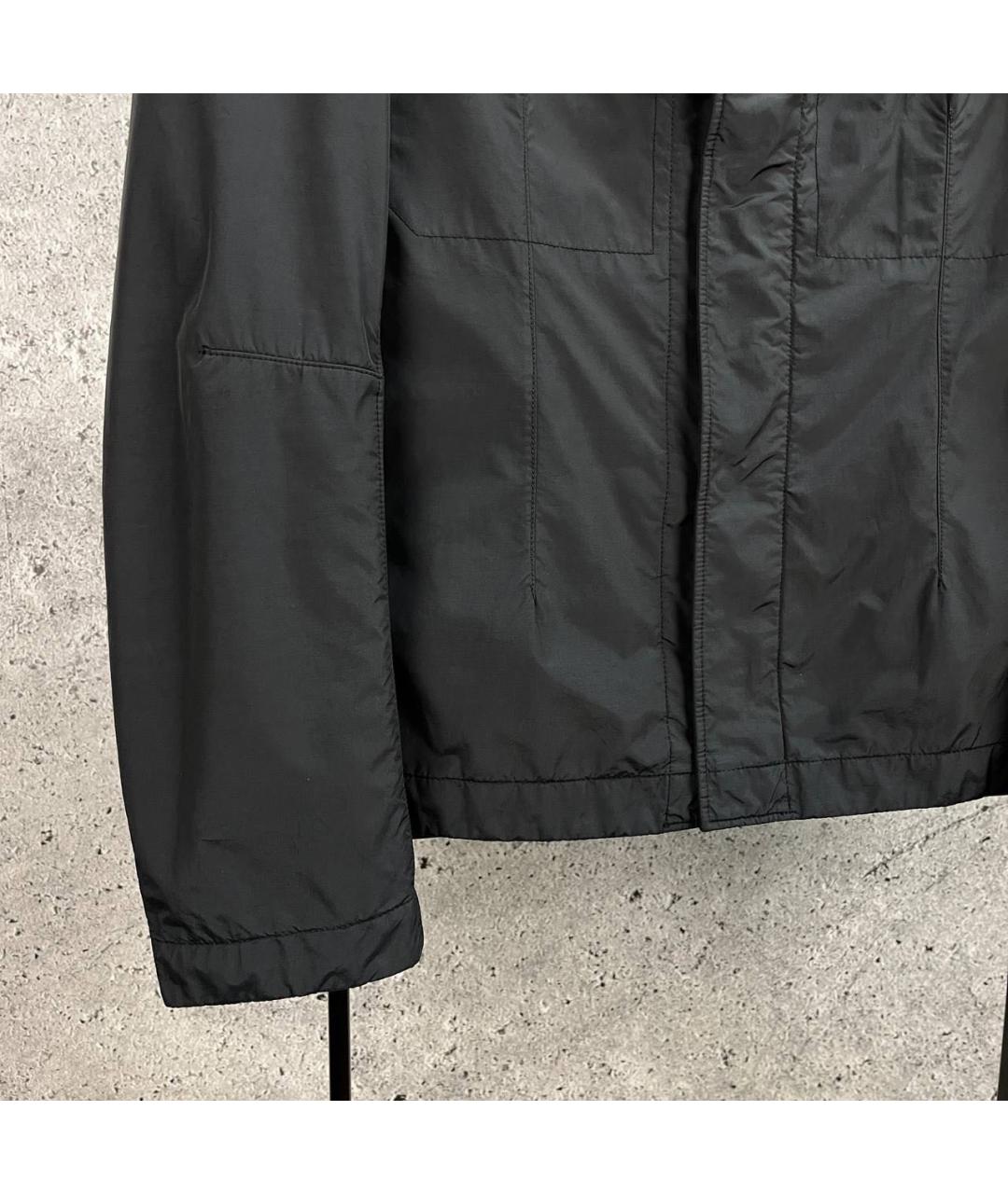 STONE ISLAND Черная полиамидовая куртка, фото 7