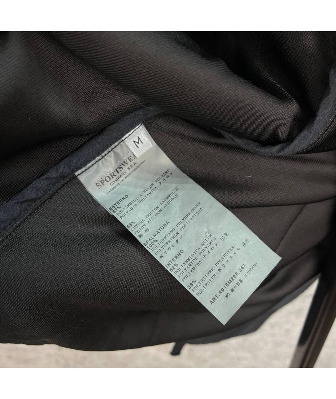 STONE ISLAND Черная полиамидовая куртка, фото 5