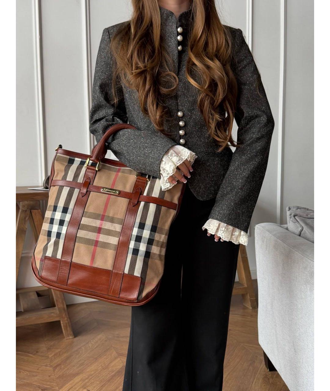 BURBERRY Сумка с короткими ручками, фото 6