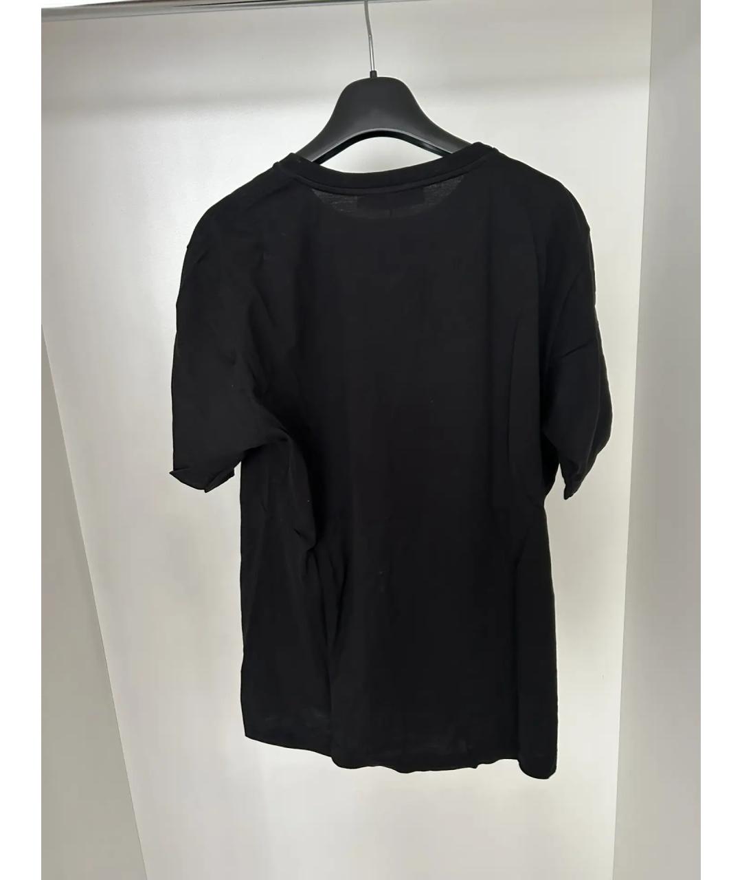 DOLCE&GABBANA Черная хлопковая футболка, фото 2
