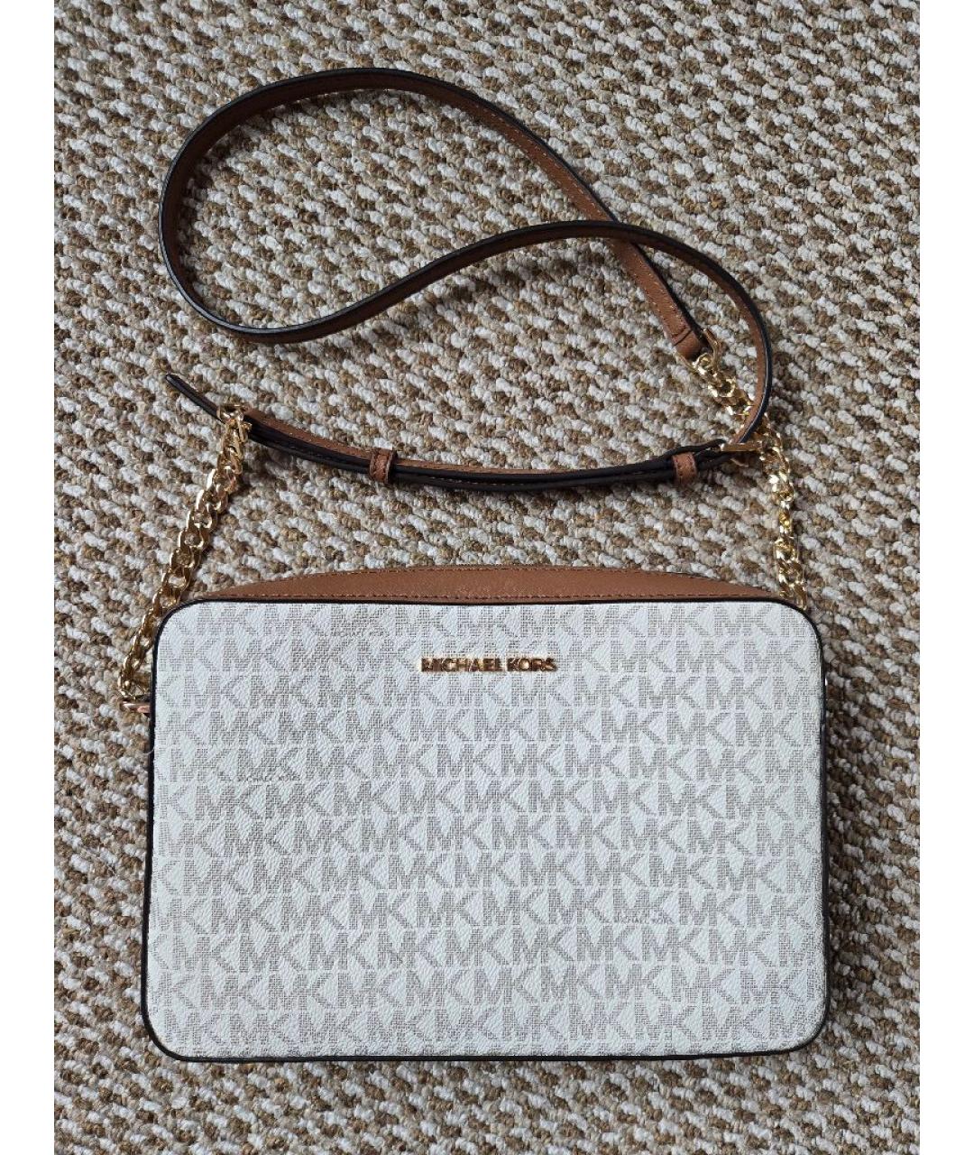 MICHAEL KORS Бежевая сумка через плечо, фото 5