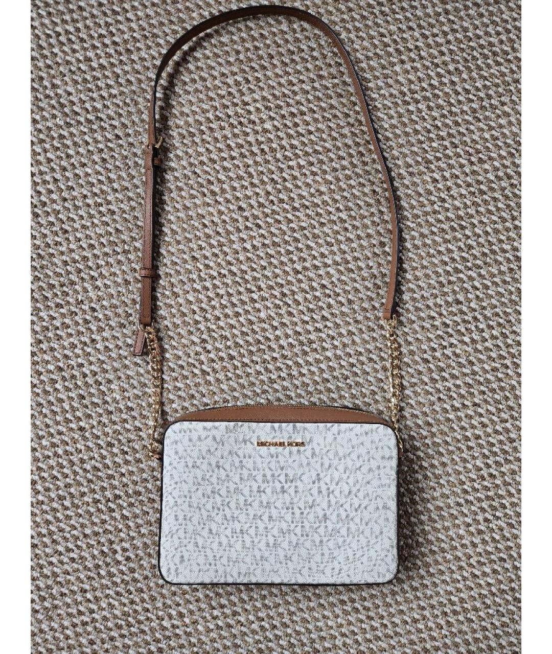 MICHAEL KORS Бежевая сумка через плечо, фото 4