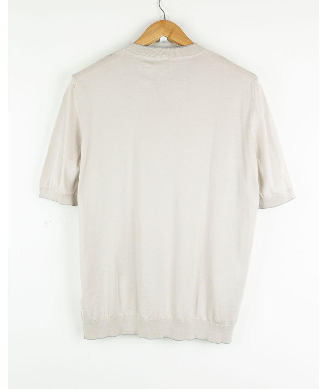 ELEVENTY Бежевый хлопковый джемпер / свитер, фото 2