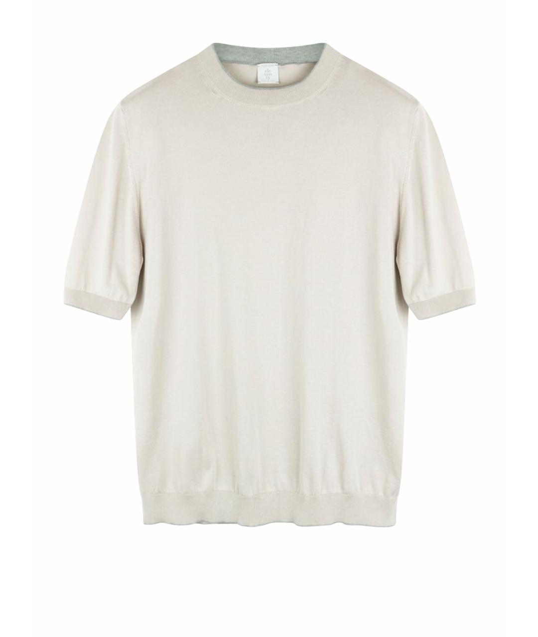 ELEVENTY Бежевый хлопковый джемпер / свитер, фото 1