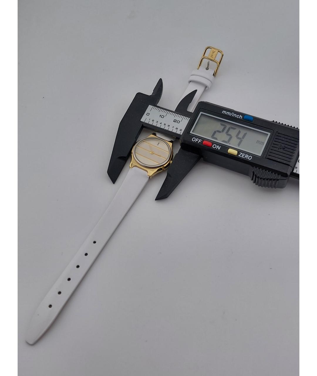 SAINT LAURENT Золотые позолоченные часы, фото 8