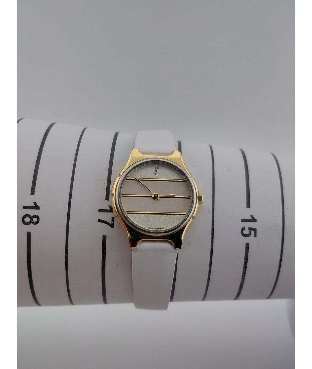SAINT LAURENT Золотые позолоченные часы, фото 6