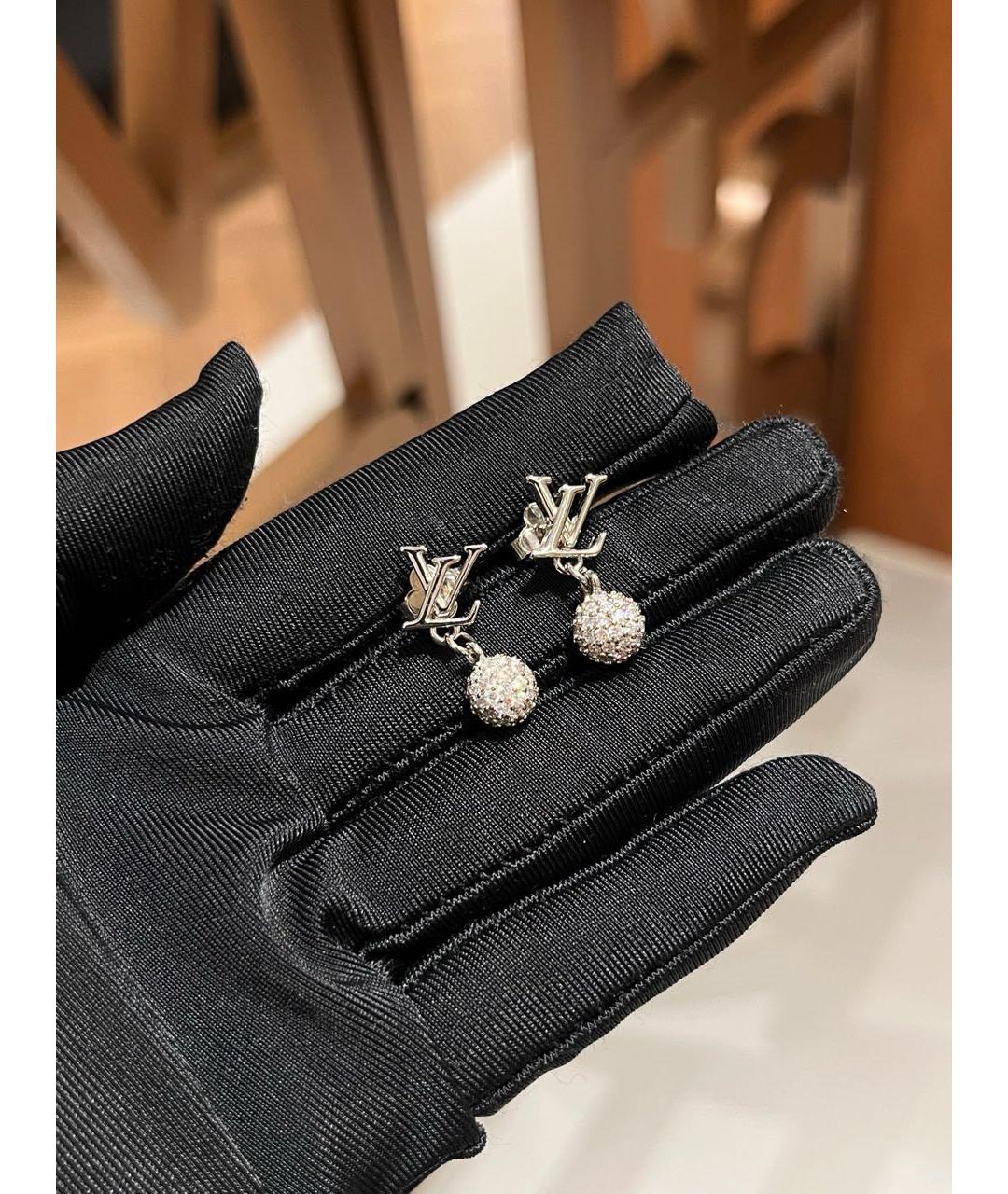 LOUIS VUITTON Серебряные серьги, фото 5