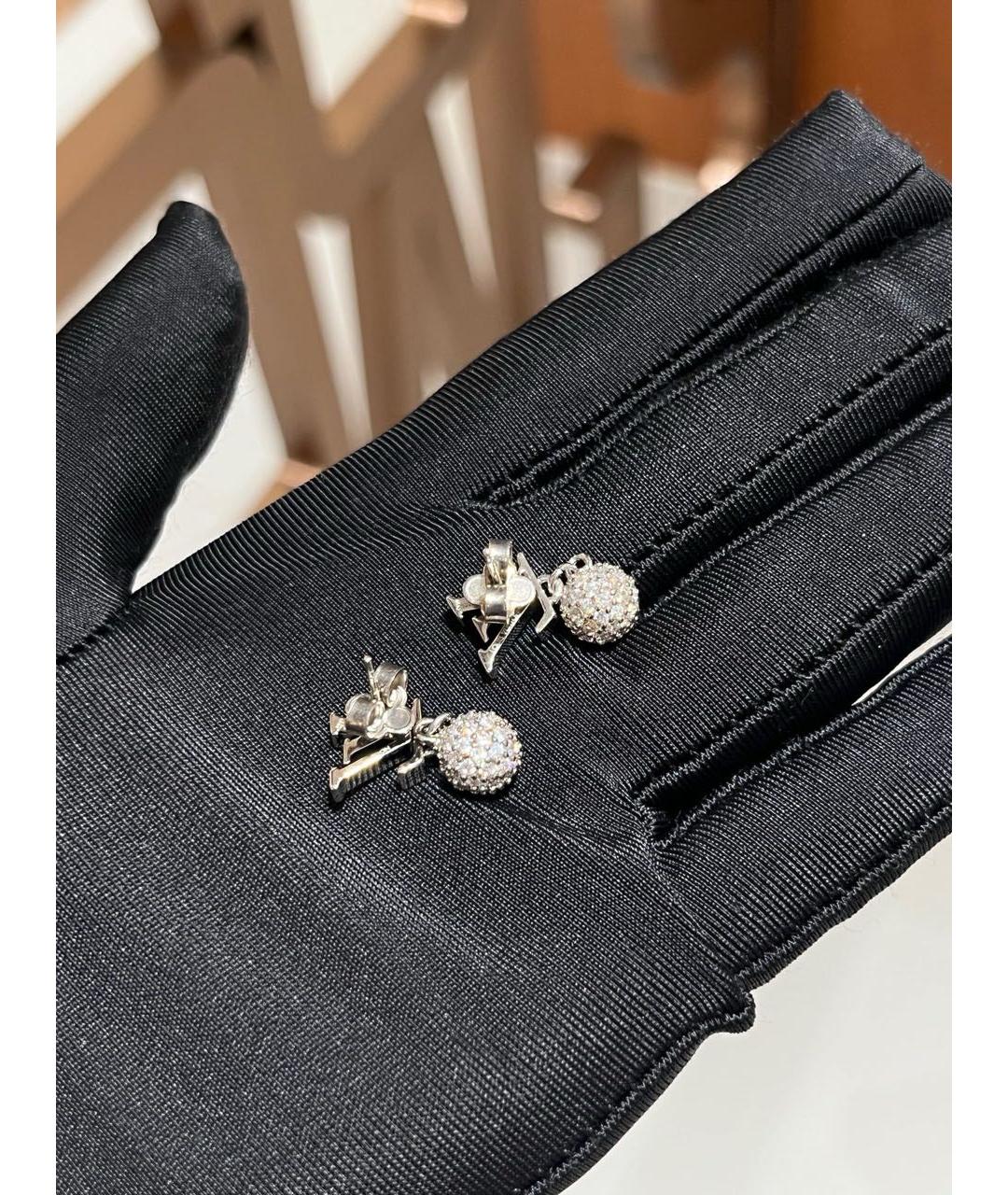 LOUIS VUITTON Серебряные серьги, фото 3