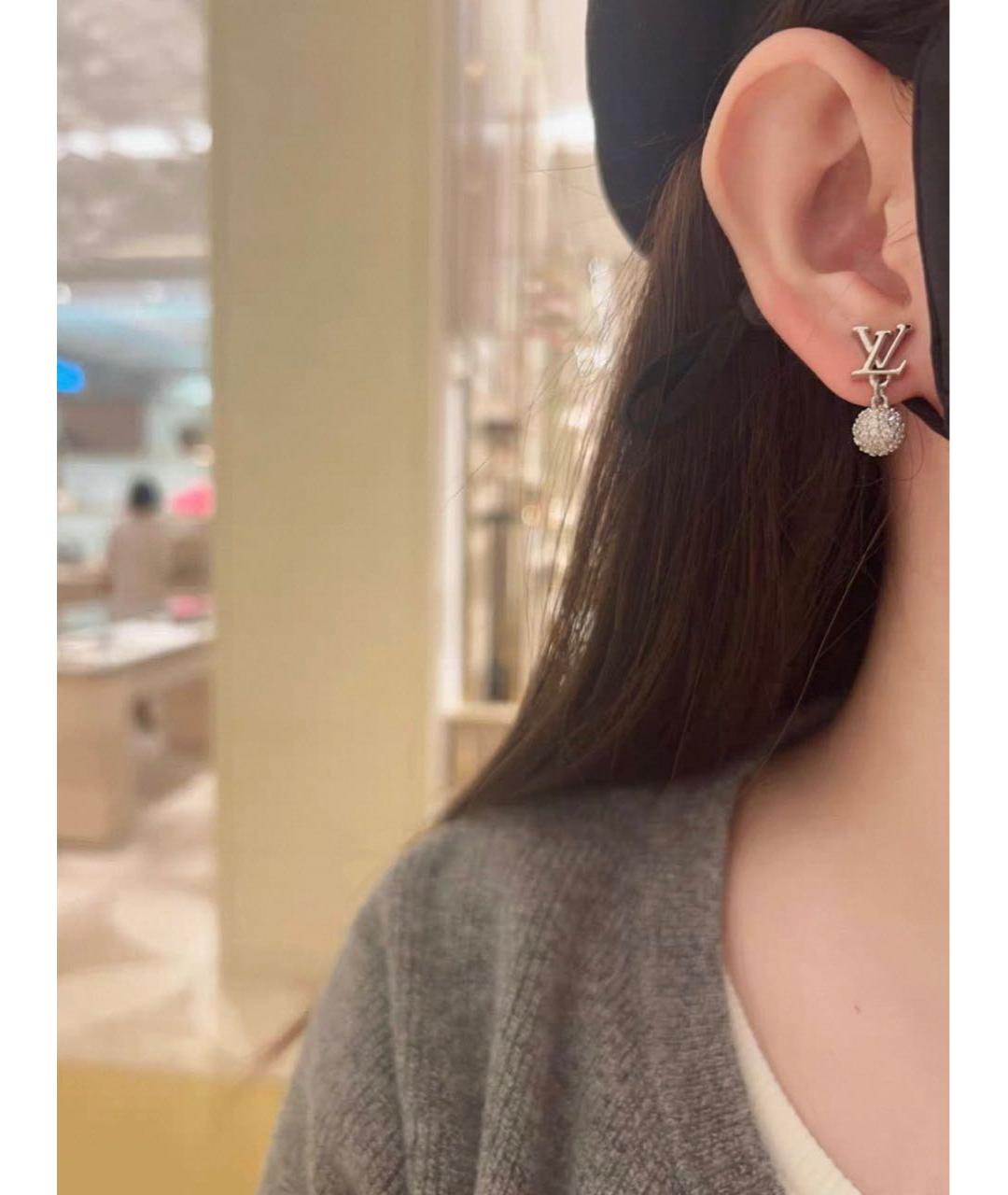 LOUIS VUITTON Серебряные серьги, фото 4
