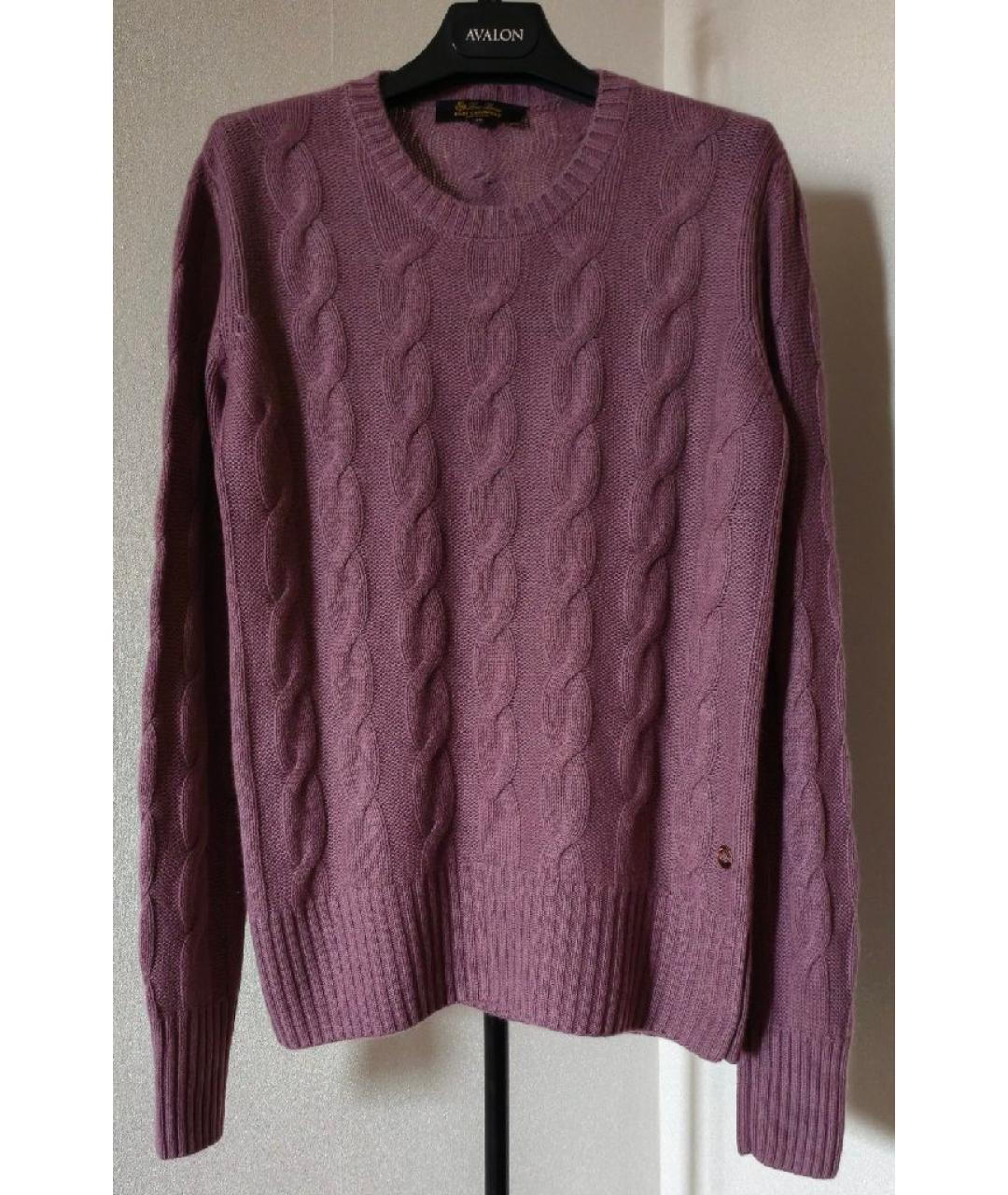 LORO PIANA Розовый кашемировый джемпер / свитер, фото 7