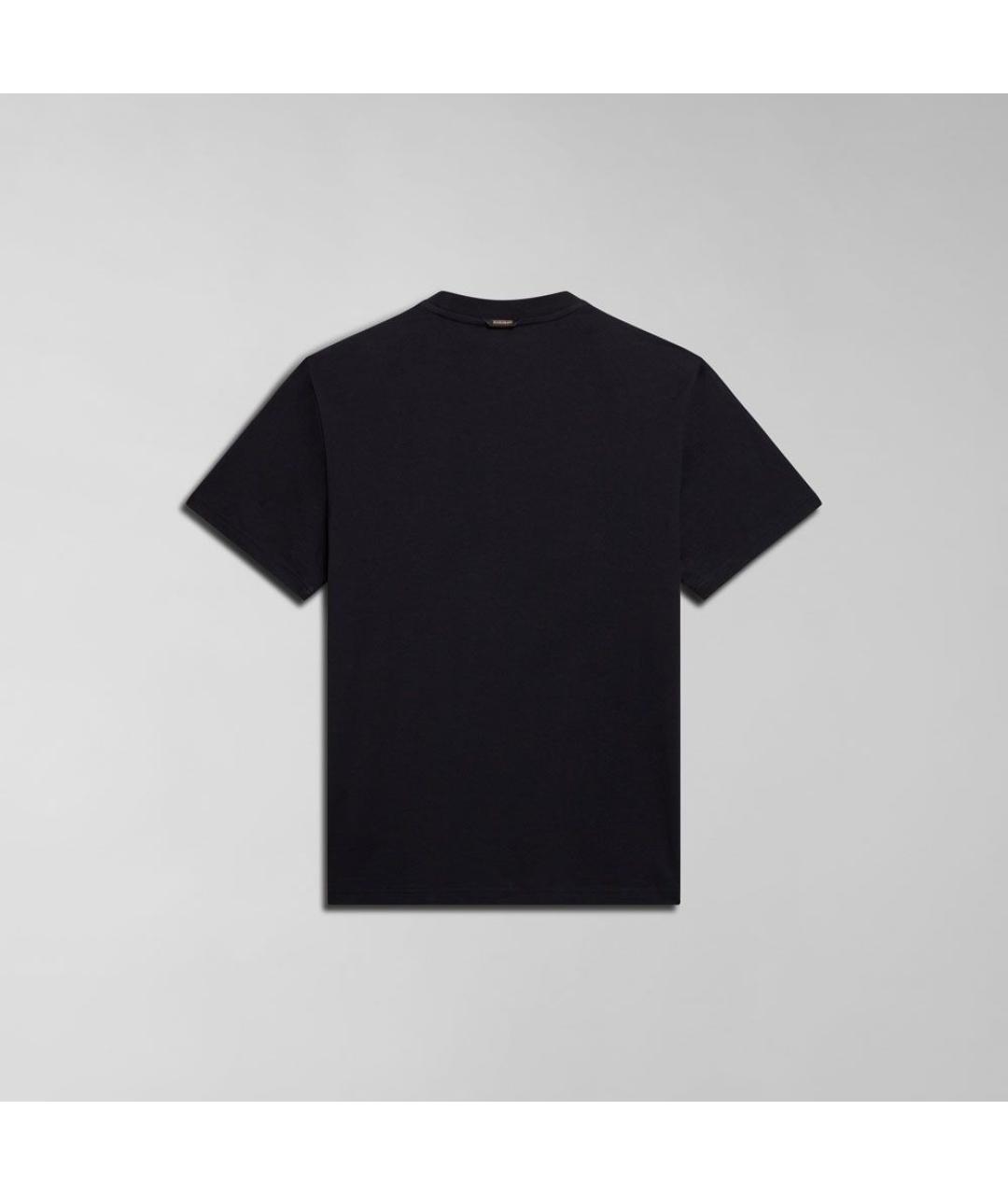 NAPAPIJRI Темно-синяя хлопковая футболка, фото 2