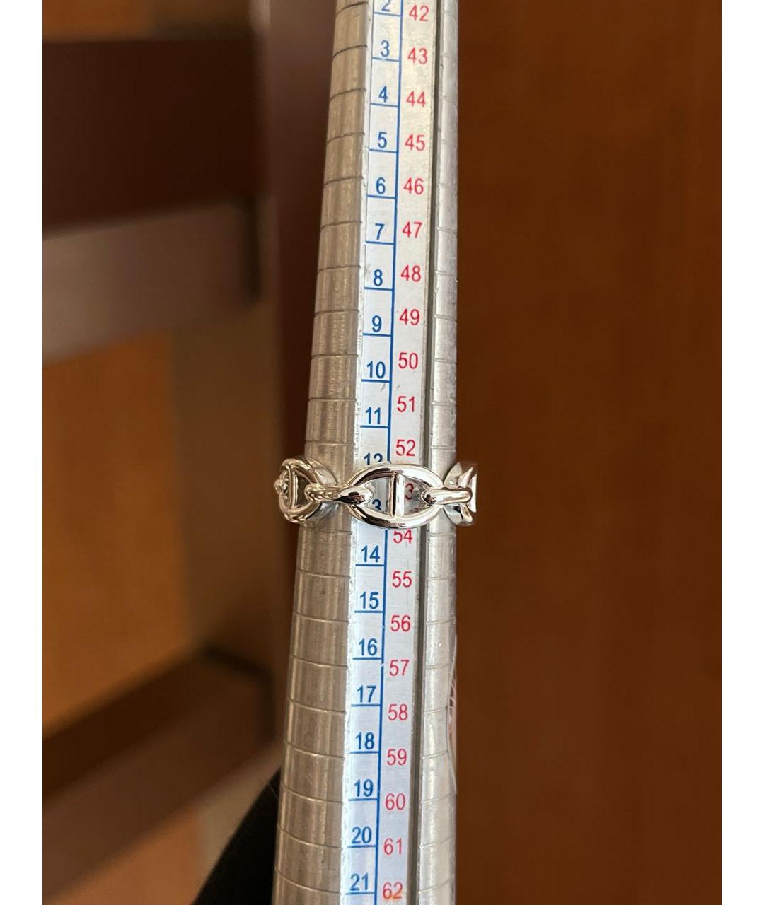 HERMES Серебряное кольцо, фото 4