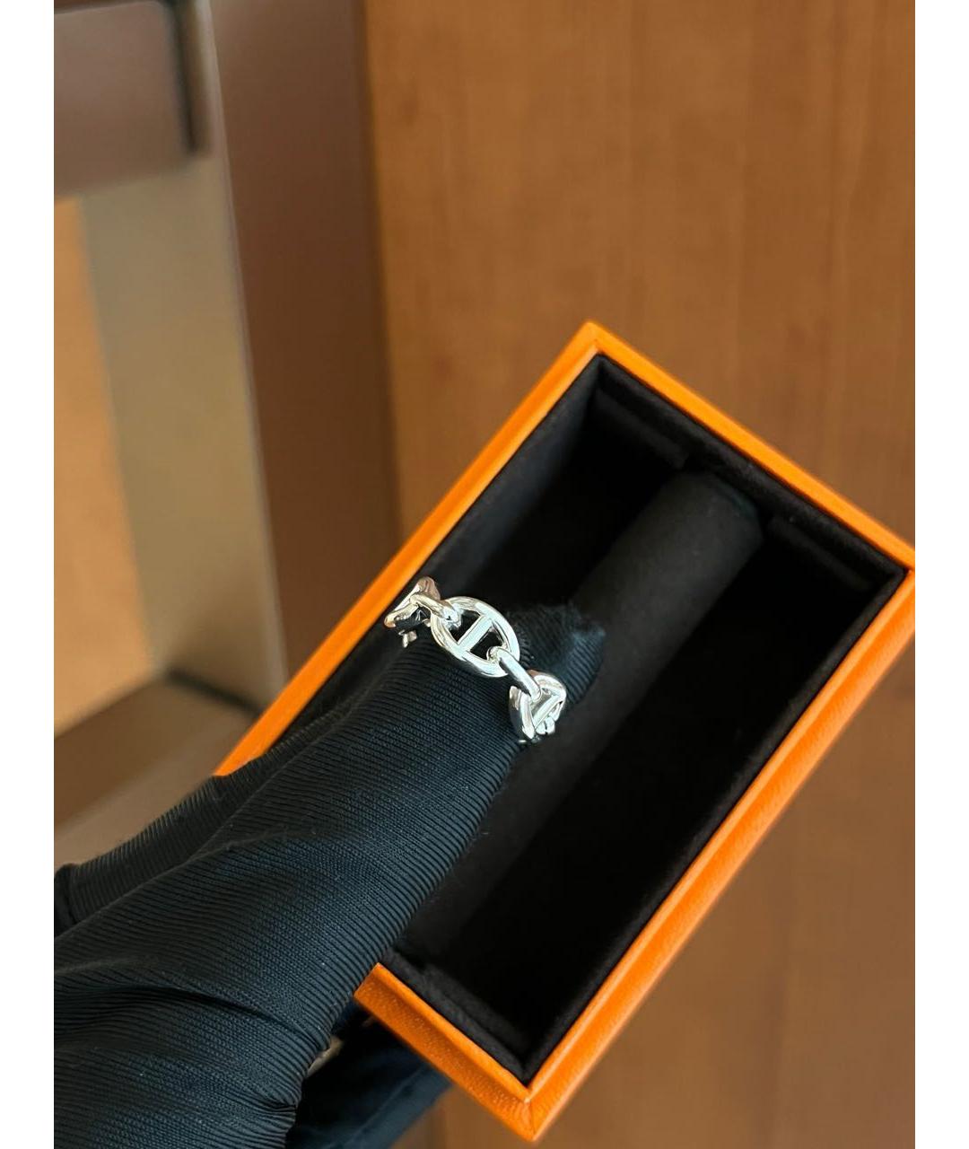 HERMES Серебряное кольцо, фото 3