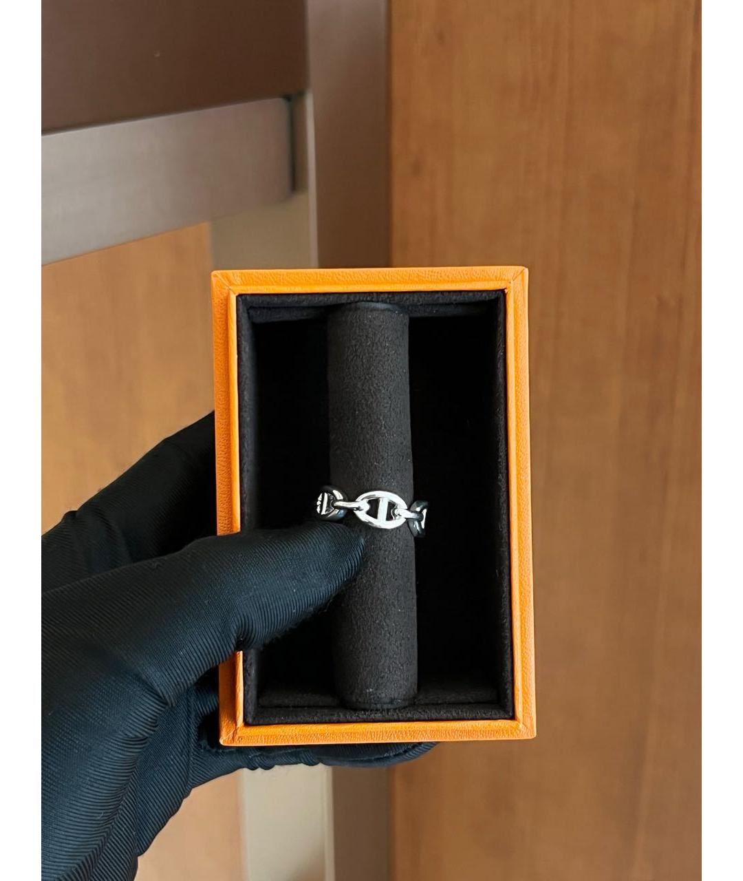 HERMES Серебряное кольцо, фото 9