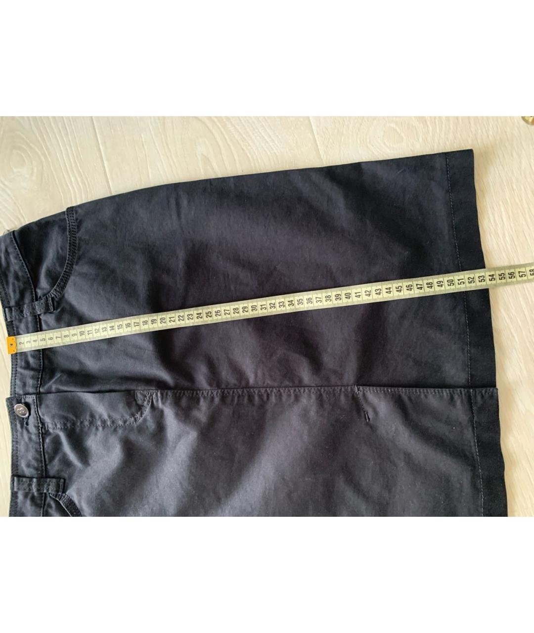 BOGNER Синяя хлопковая юбка миди, фото 7