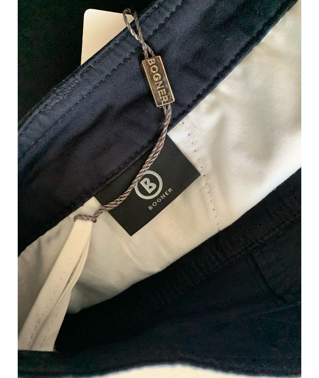 BOGNER Синяя хлопковая юбка миди, фото 3