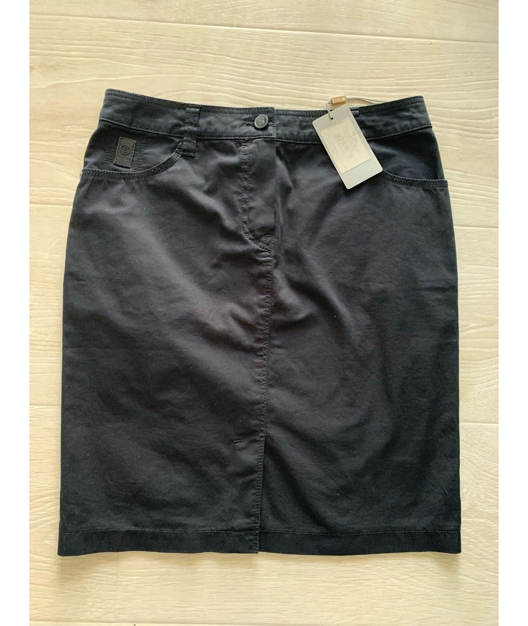 BOGNER Синяя хлопковая юбка миди, фото 9