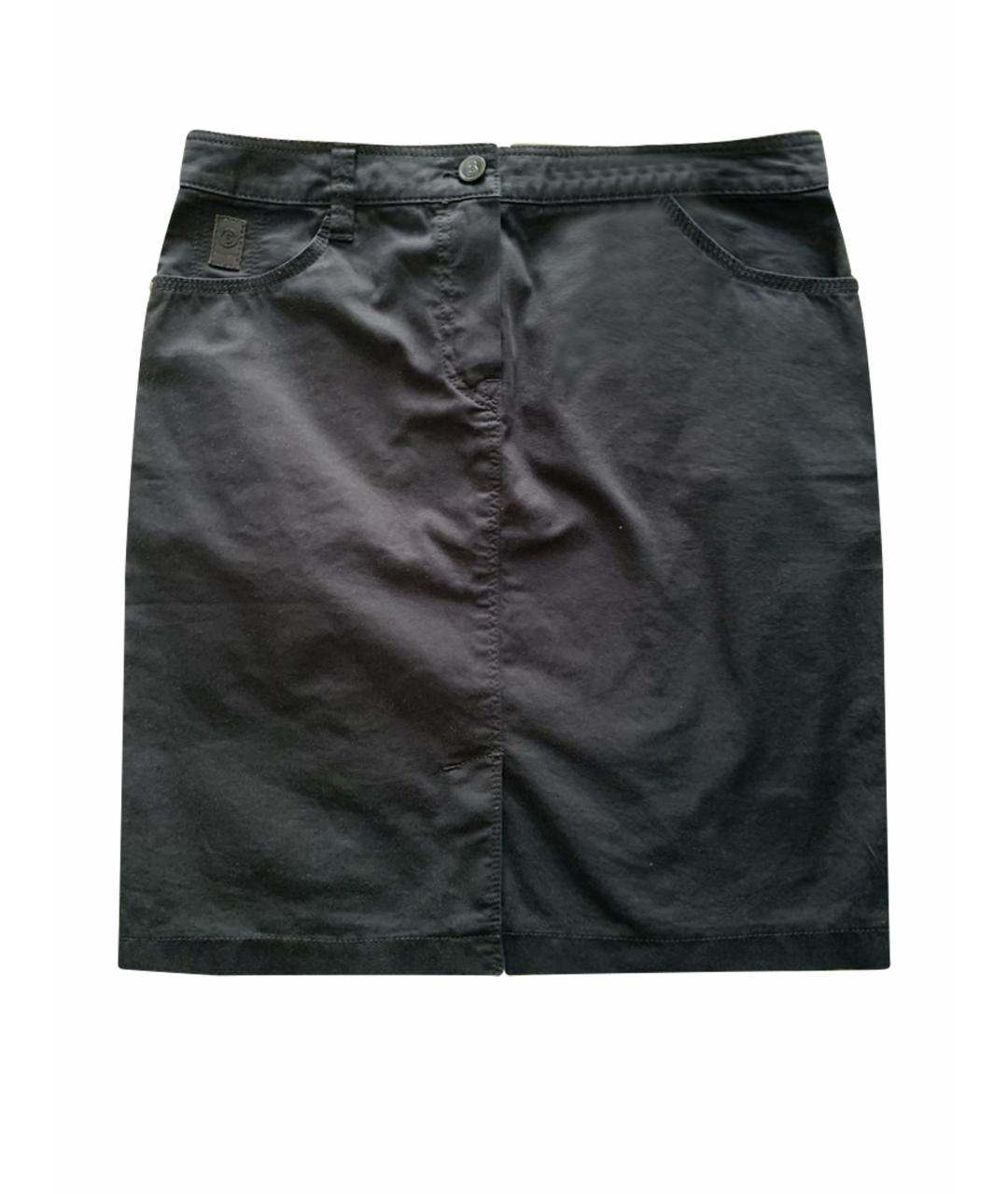 BOGNER Синяя хлопковая юбка миди, фото 1