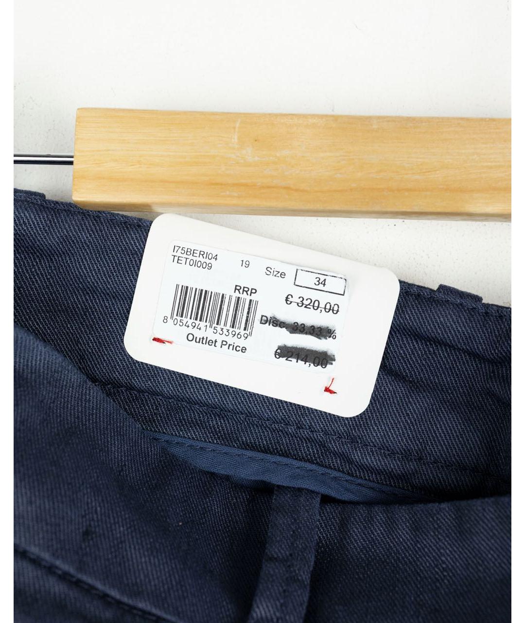 ELEVENTY Синие шорты, фото 3