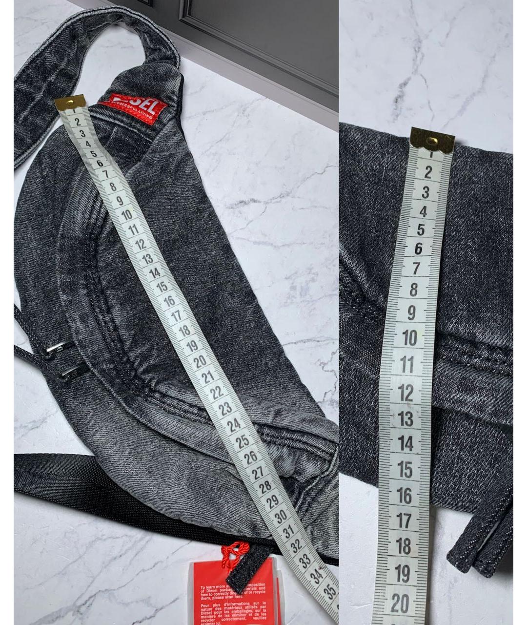 DIESEL Серая поясная сумка, фото 7