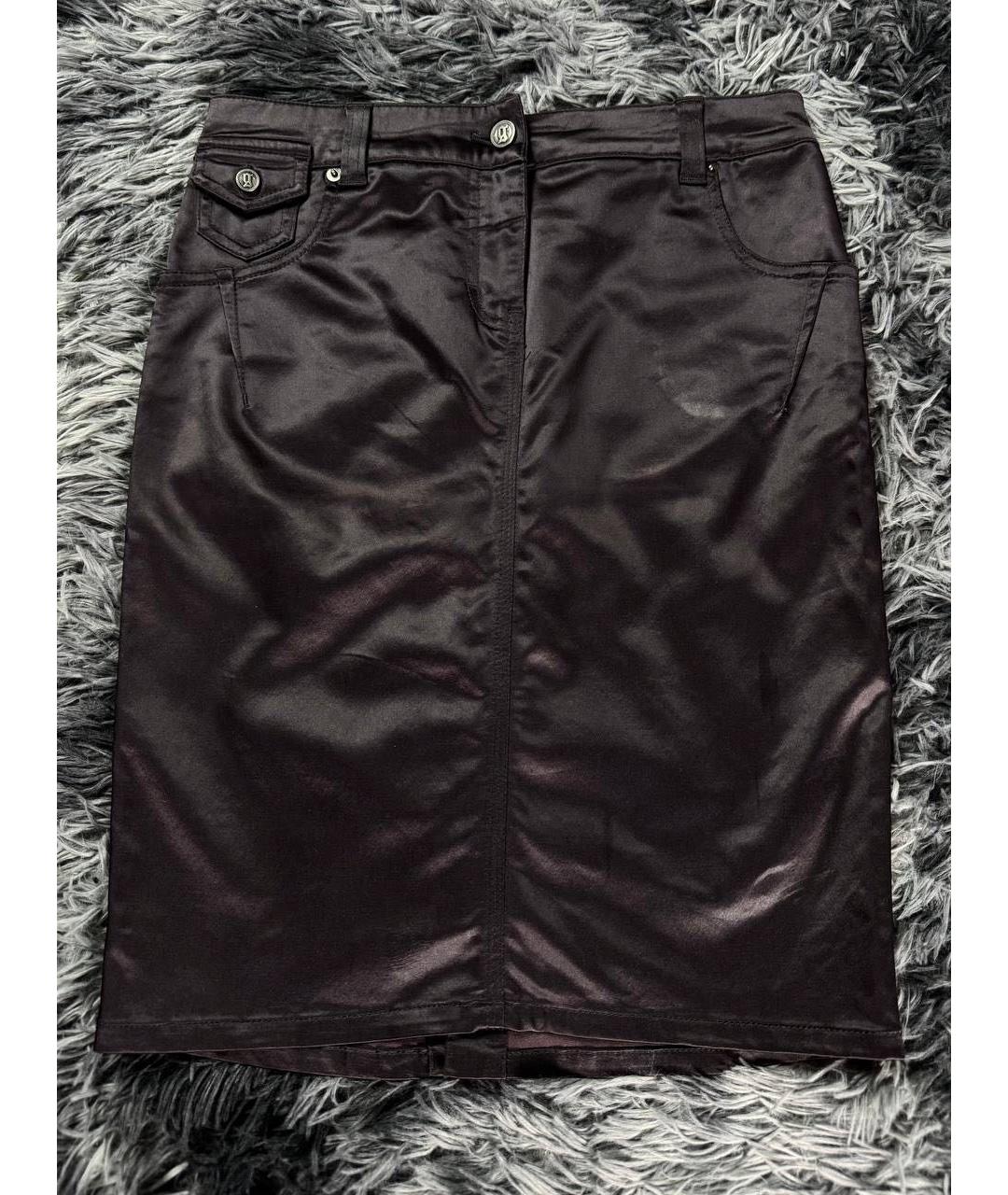 JOHN GALLIANO Черная хлопковая юбка миди, фото 6