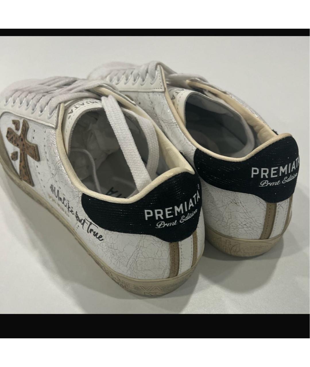 PREMIATA Белые кроссовки, фото 3
