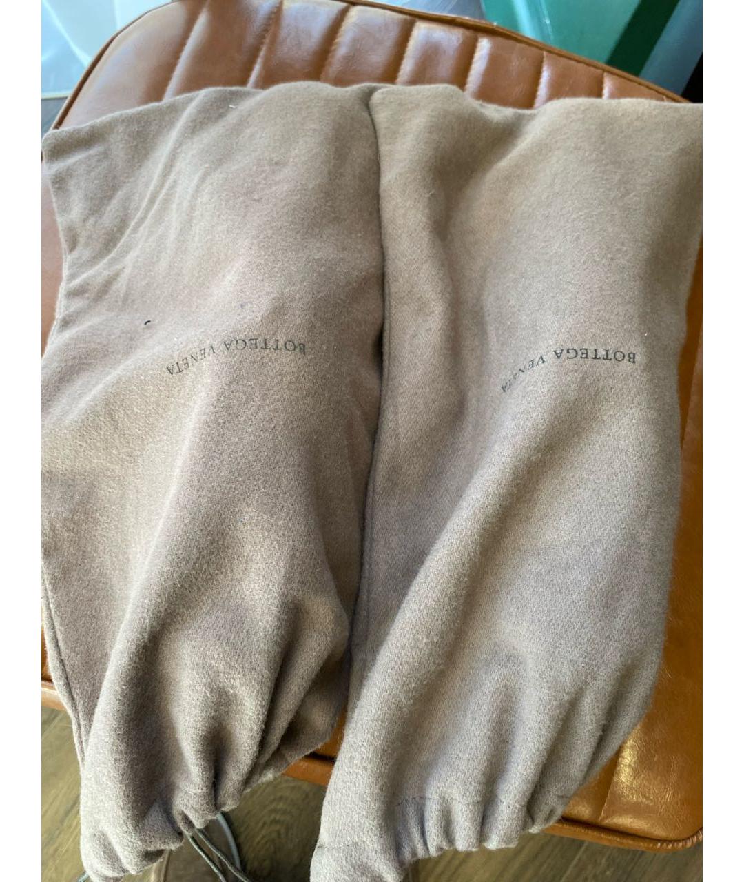 BOTTEGA VENETA Черные кожаные туфли, фото 5