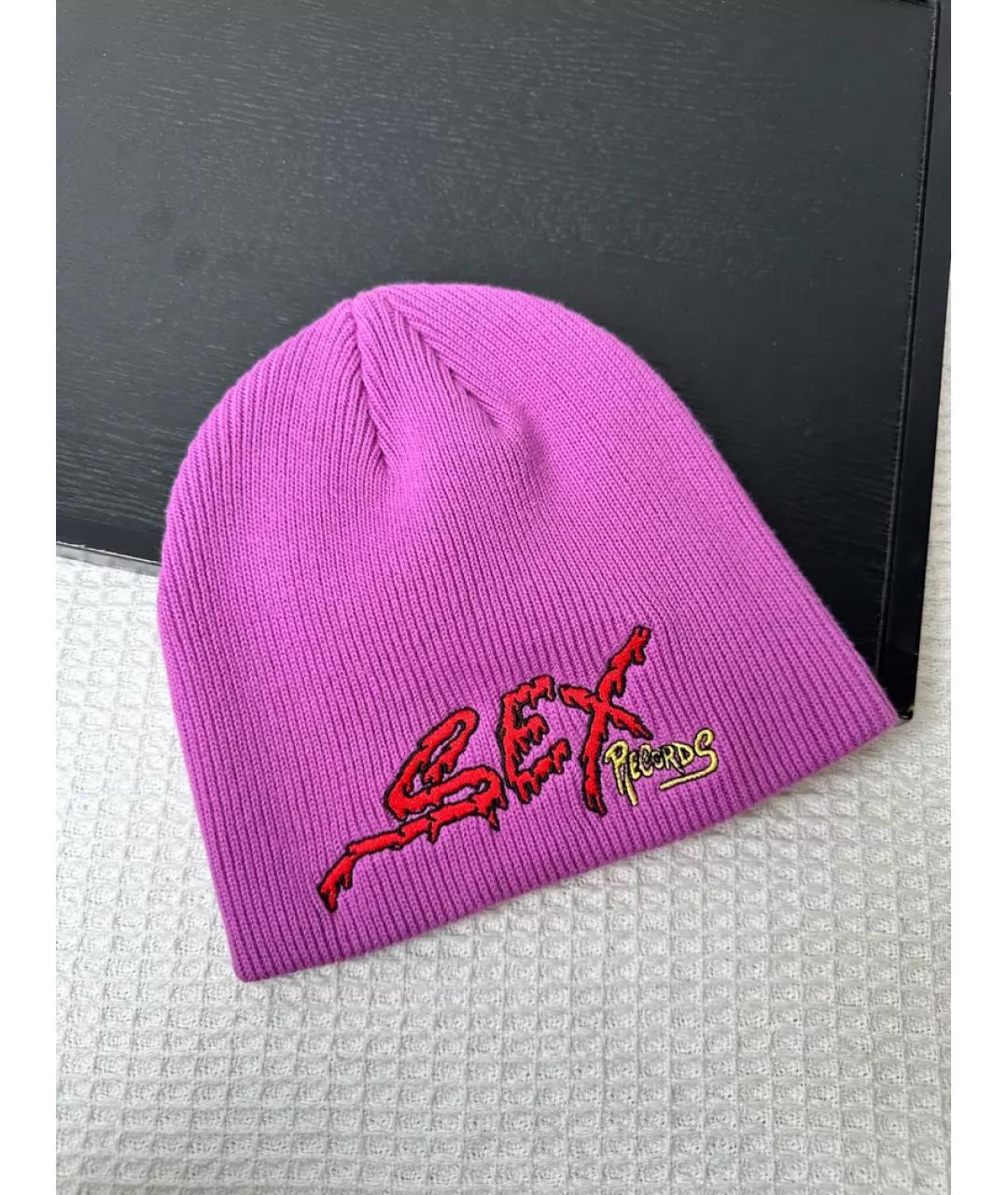 CHROME HEARTS Розовая хлопковая шапка, фото 3